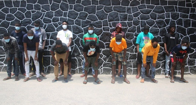 EFCC Arrests 14 For Internet Fraud In Lagos