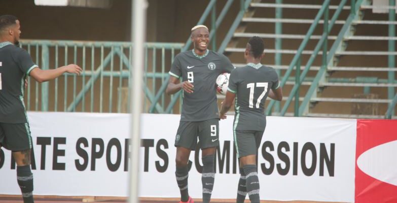 BREAKING: Osimhen, Onuachu score as Nigeria thrash Lesotho 3-0