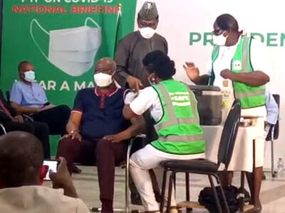 UPDATED: SGF, Health Minister, Other PTF Members Receive COVID-19 Vaccines