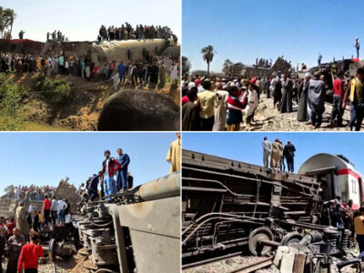 32 Killed As Passenger Trains Collide In Egypt