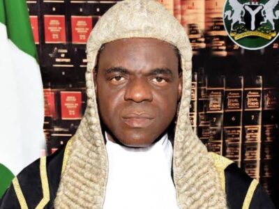 The Chief Judge of the Federal High Court, Hon. Justice J. T. Tsoho