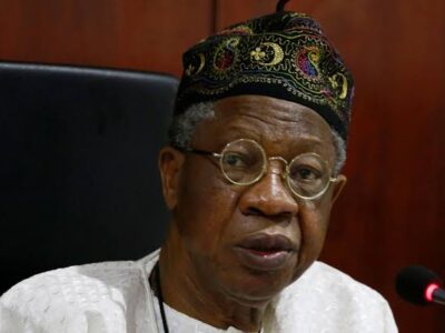 Lai Mohammed Reveals Why Nigeria Is Ranked Low By Transparency International