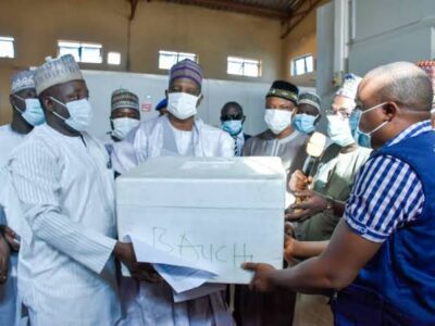Bauchi receives 80,570 doses of COVID-19 vaccine