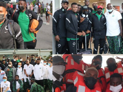 [AFCON Qualifier] ‘We Move’: Super Eagles Depart For Benin Match By Boat
