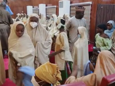 UPDATE: Kidnapped Zamfara schoolgirls released, arrive Govt House