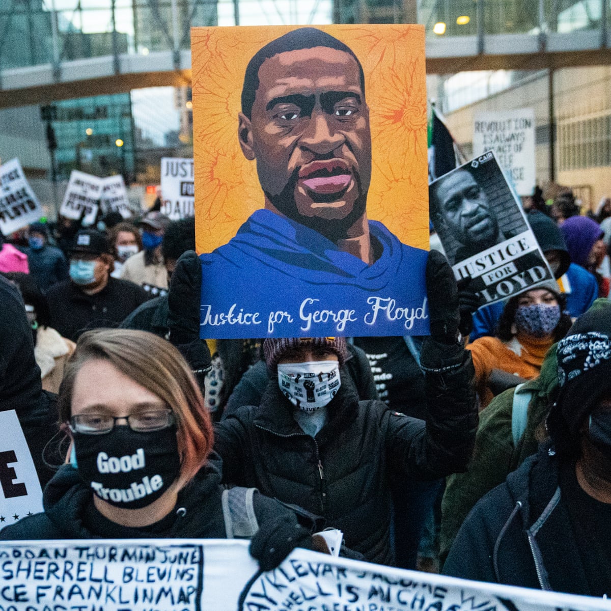 The verdict followed a highly charged, three-week trial in which 45 witnesses took the stand and several hours of video footage were shown.  Several witnesses broke down in tears as they watched graphic footage of Mr Floyd's death and described feeling "helpless" as events unfolded.  Expert witnesses on behalf of the state testified that Mr Floyd died from a lack of oxygen due to the manner of restraint employed by Chauvin and his colleagues.  Chauvin himself chose not to testify, invoking his right to not incriminate himself with his responses.