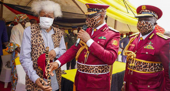 Ogun Launches Amotekun Corps, Decorates Wole Soyinka As Super Marshal