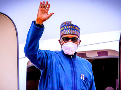 JUST IN: President Buhari Returns From UK