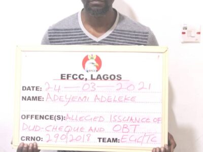 EFCC arrests man for alleged N800m fraud in Lagos
