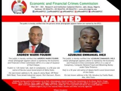 ANDREW WARRI FOUBIRI, AZUBUIKE EMMANUEL IHEJI