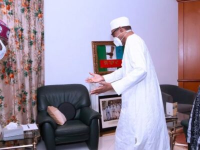 JUST IN: Buhari meets Tinubu, Akande