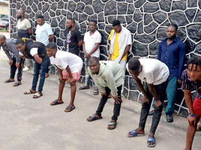 EFCC Arrests 14 Suspected Internet Fraudsters in Lagos