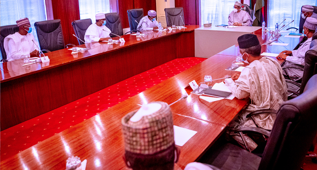 Some of the governors who attended the meeting included those of Kebbi, Atiku Bagudu; Kaduna, Nasir El-Rufai; Yobe, Mai Mala-Buni; Niger, Abubakar Bello and Nasarawa, Abdullahi Sule.