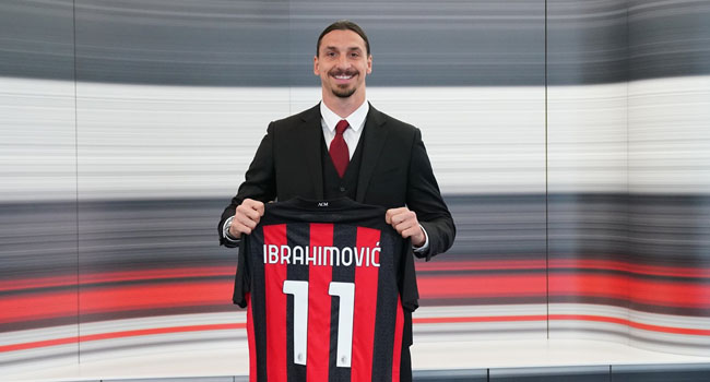 Ibrahimovic Signs New AC Milan Deal To Take him Past 40th Birthday