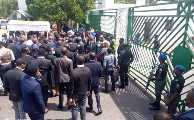 Lawyers protest for judicial autonomy in Lagos, Abuja