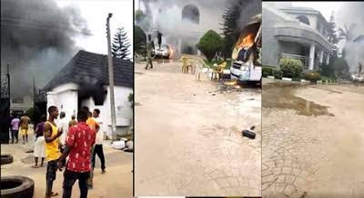 Gunmen in the early hours of Saturday attacked the country home of the Governor of Imo State, Hope Uzodinma.