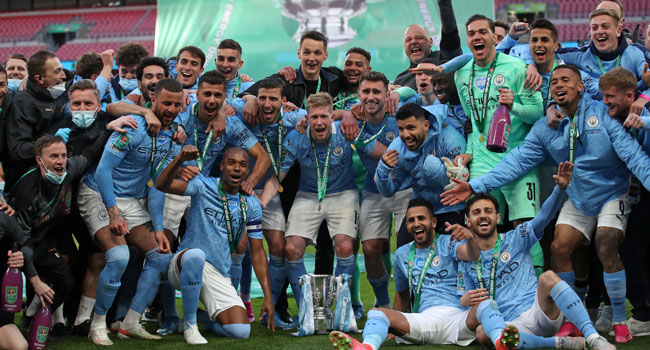 Man City Beat Spurs To Win Fourth Consecutive League Cup