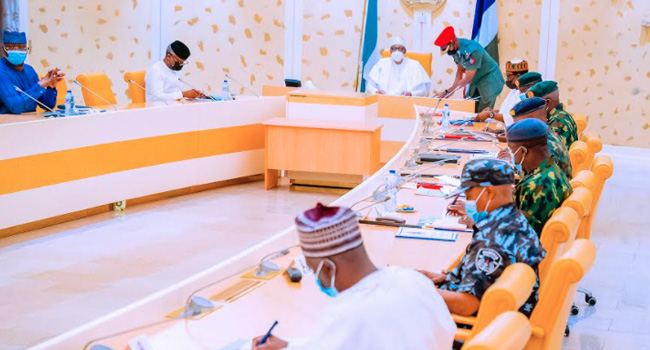 JUST IN: Buhari Holds Security Meeting