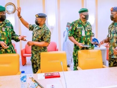 BREAKING: Senate meets Service Chiefs, IGP, others