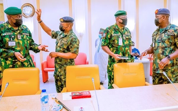 BREAKING: Senate meets Service Chiefs, IGP, others