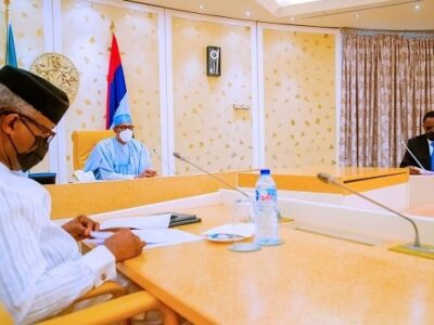 BREAKING: Security meeting reconvenes at Presidential Villa