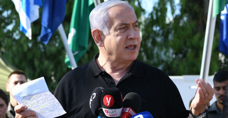 Air strikes in Gaza after Israel's Netanyahu says bombings will carry on