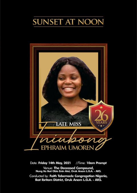  Murdered Akwa Ibom Jobseeker Iniobong Umoren Buried In Hometown
