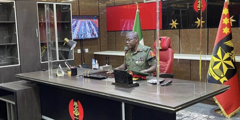 New COAS Maj. Gen Yahaya assumes office