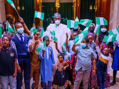 President Buhari celebrates children’s day