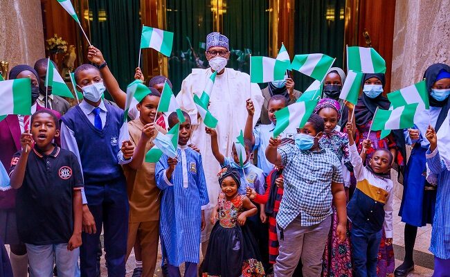 President Buhari celebrates children’s day