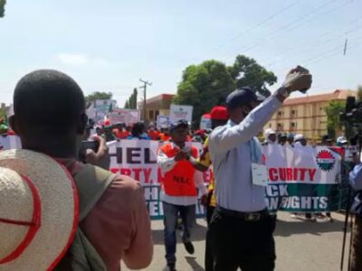 Kaduna Airport Shut, Fuel Queues Surface As NLC Protests Sack Of Members