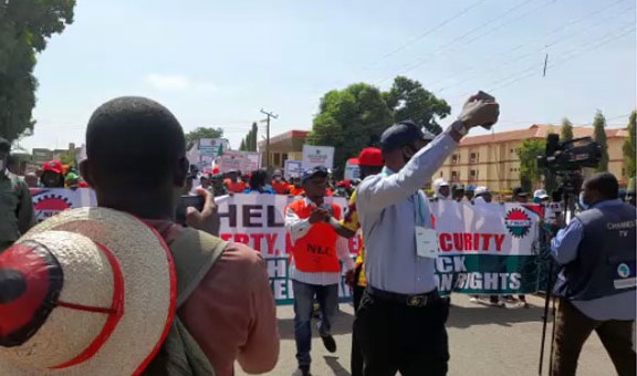 Kaduna Airport Shut, Fuel Queues Surface As NLC Protests Sack Of Members