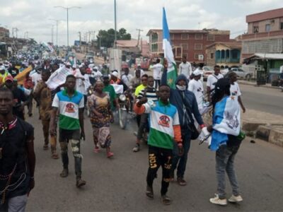 Sunday Igboho Attends As Osun Youths Agitate For Oodua Nation