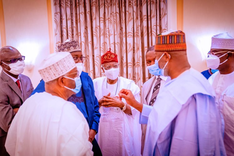 The Ministers in physical appearance include those of Information and Culture Lai Mohammed; Aviation, Senator Hadi Sirika; Attorney-General and Minister of Justice, Abubakar Malami; Water Resources, Engr. Suleiman Adamu and the Minister of State for Budget and National Planning, Clem Agba.