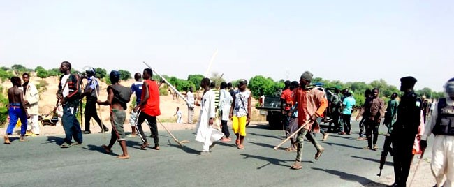 Zamfara youths block highway, destroy vehicles in violent protest