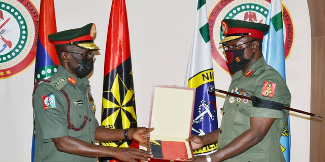 New COAS Maj. Gen Yahaya assumes office