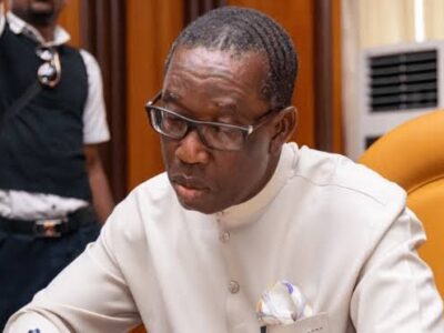 JUST IN: Okowa fires 29 Commissioners, CoS, SSG, others