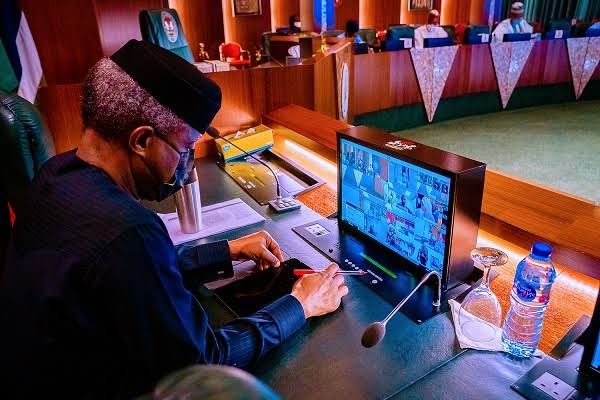 JUST IN: Osinbajo presides over virtual FEC meeting