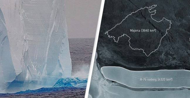 World’s largest iceberg breaks off in Antarctica