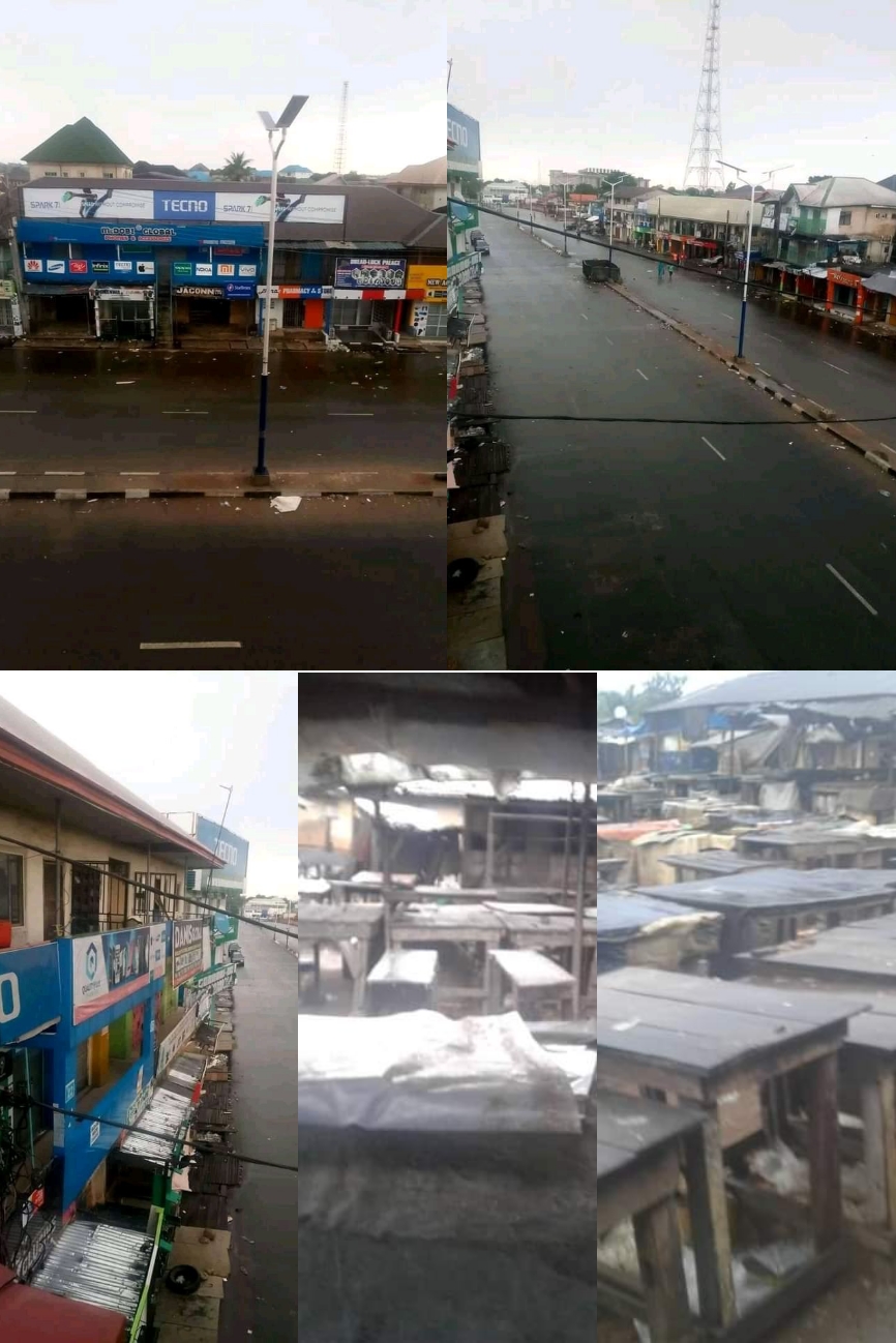 Businesses shut, streets deserted in South-East amid IPOB’s sit-at-home order