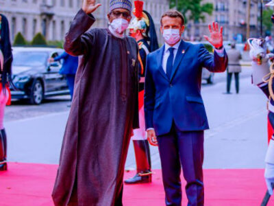 Buhari, Macron Pledge To Fight Insecurity Bedeviling Nigeria, Lake Chad Basin