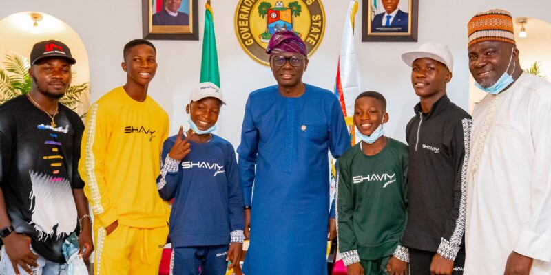 Sanwo-Olu hosts Ikorodu Bois, says ‘We are proud of you’