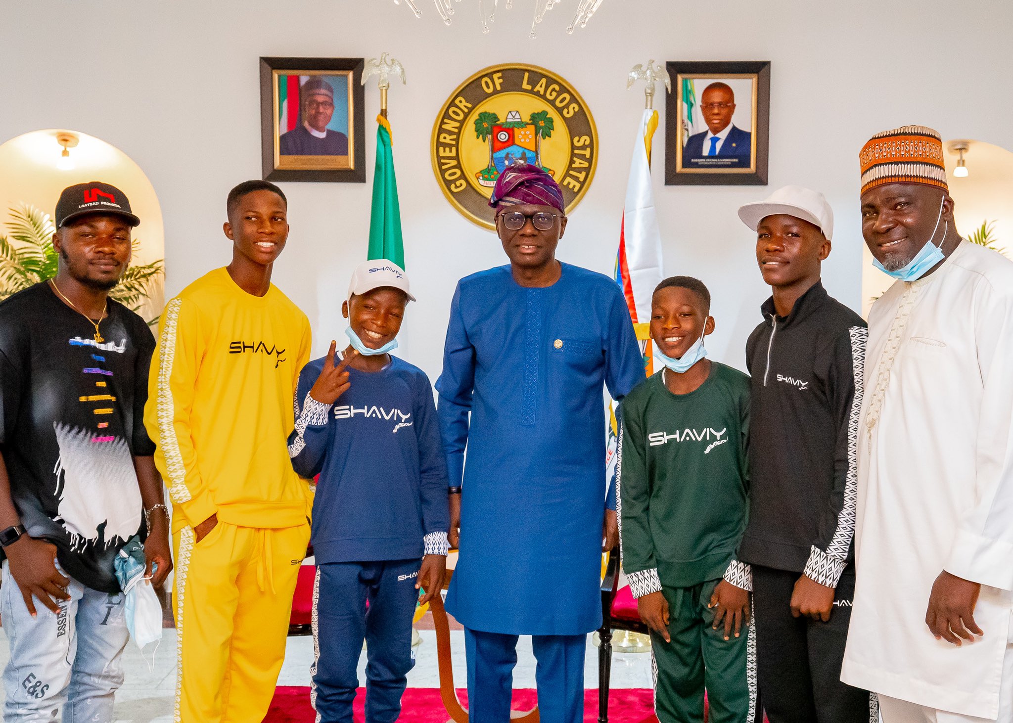 Sanwo-Olu hosts Ikorodu Bois, says ‘We are proud of you’