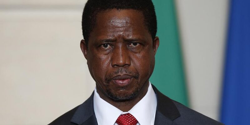 ZAMBIA: President collapses from dizziness during televised ceremony