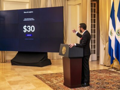 El Salvador to airdrop $30 in Bitcoin to its Citizens