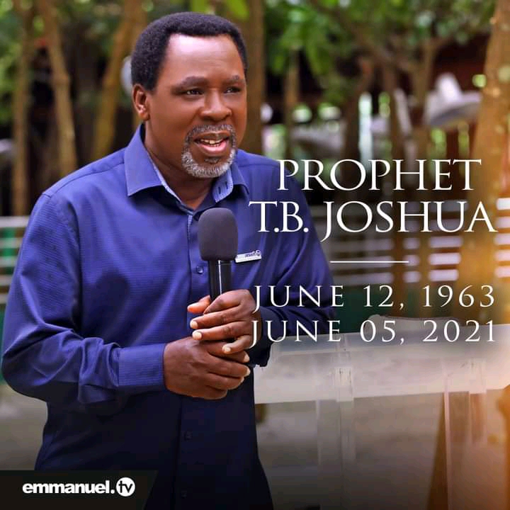 Family plans TB Joshua’s burial for July 9