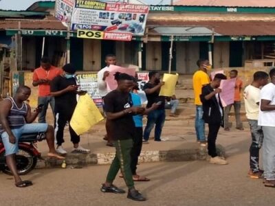 [JUST IN] June 12: Protesters storm Osogbo, Akure