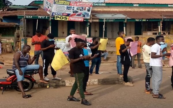 [JUST IN] June 12: Protesters storm Osogbo, Akure