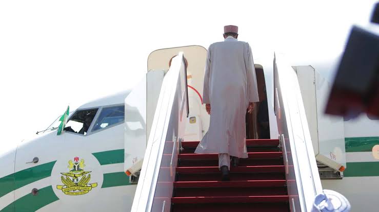 President Buhari off to London for medical follow-up
