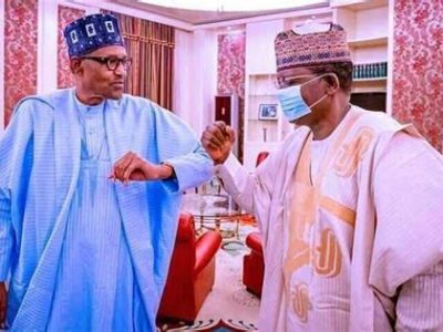 Buhari welcomes Gov Matawalle into APC